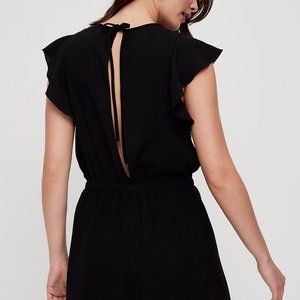 Aritzia Wilfred Trompette Romper - RED - S